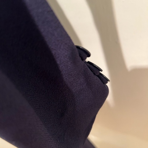 VINTAGE NAVY BLUE OVER THE KNEE DRESS - Picture 15 of 16